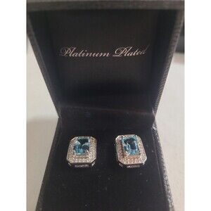 Topez platinum plated earrings